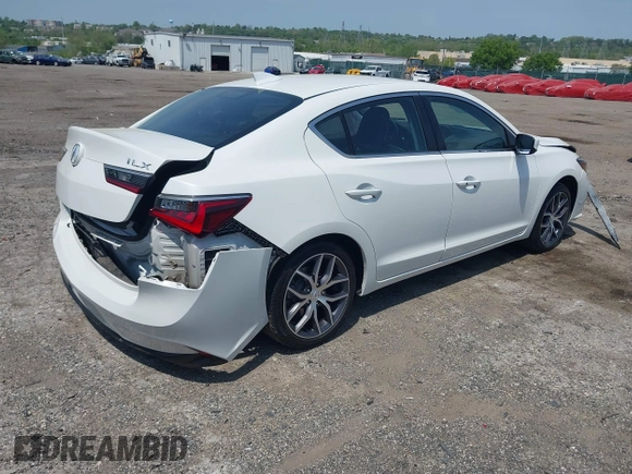 2020 Acura ILX Premium with VIN 19UDE2F79LA001599, listed as a IAAI auction lot 42167075 with 52,208 mi miles and . Bid and sale history available at DreamBid. Image 4.