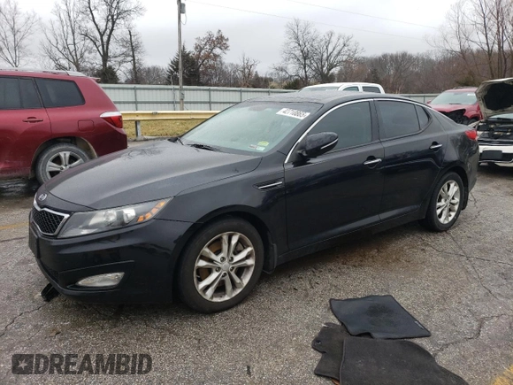 2012 Kia Optima EX with VIN 5XXGN4A65CG038188, listed as a Copart auction lot 42710865 with 180,346 mi miles and Salvage Title. Bid and sale history available at carsss.com. Image 1.