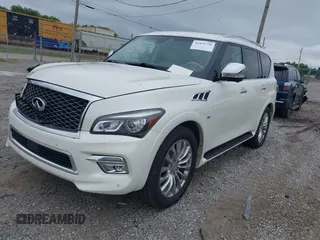 2016 Infiniti QX80 with VIN JN8AZ2NE1G9125934, listed as a IAAI auction lot 42475776 with 148,796 mi miles and . Bid and sale history available at DreamBid. Image 2.