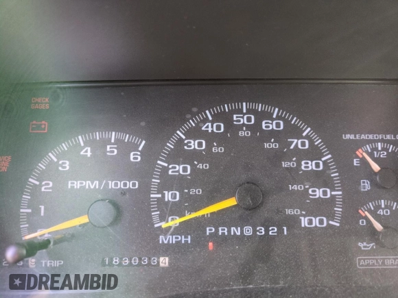 1998 GMC Suburban z VIN 3GKFK16R4WG507685, wystawiony jako Copart lot #87900735 z przebiegiem 183 033 mil mil oraz Szkoda całkowita • Salvage title. Historia ofert i sprzedaży dostępna na DreamBid. Obrazek 9.