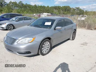 2014 Chrysler 200 LX with VIN 1C3CCBAG3EN152347, listed as a IAAI auction lot 41899981 with 102,918 mi miles. Bid and sale history available at carsss.com. Image 2.