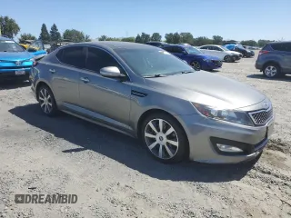 2013 Kia Optima SX with VIN 5XXGR4A64DG146064, listed as a Copart auction lot 58272935 with 108,116 mi miles and Salvage title. Bid and sale history available at DreamBid. Image 4.
