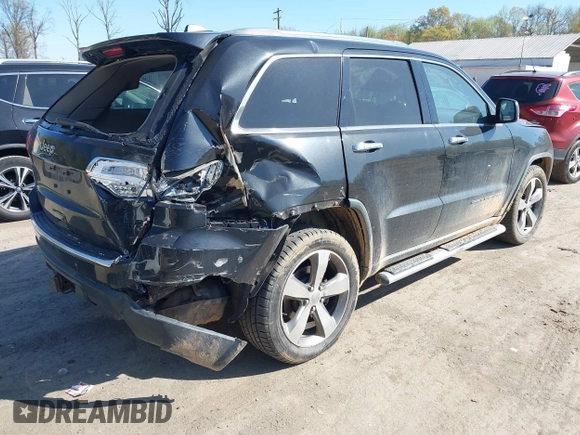2014 Jeep Grand Cherokee Limited with VIN 1C4RJFBT3EC195354, listed as a IAAI auction lot 42031013 with 168,304 mi miles and . Bid and sale history available at DreamBid. Image 4.