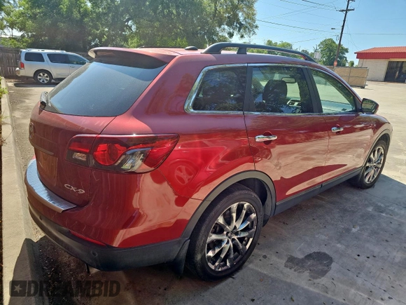 2014 Mazda CX-9 Grand Touring with VIN JM3TB2DA7E0441838, listed as a Copart auction lot 66305865 with 125,585 mi miles and Clean title. Bid and sale history available at DreamBid. Image 4.