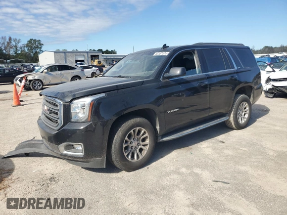 2018 GMC Yukon SLT with VIN 1GKS1BKC2JR146376, listed as a Copart auction lot 80337074 with 0 mi miles and Salvage Title. Bid and sale history available at carsss.com. Image 1.