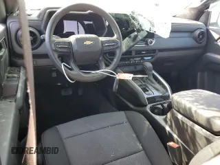 2024 Chevrolet Colorado 2WD Work Truck with VIN 1GCGSBEC8R1132891, listed as a Copart auction lot 46445545 with 3,588 mi miles and Salvage Title. Bid and sale history available at DreamBid. Image 8.
