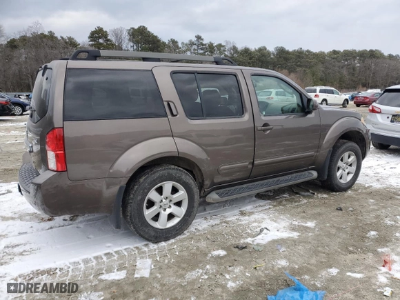 2008 Nissan Pathfinder SE with VIN 5N1AR18B48C634228, listed as a Copart auction lot 46340425 with NaN miles and Salvage Title. Bid and sale history available at carsss.com. Image 3.