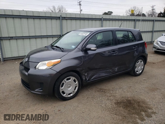 2012 Scion xD with VIN JTKKU4B42C1019161, listed as a Copart auction lot 44522145 with 149,308 mi miles and Salvage Title. Bid and sale history available at DreamBid. Image 1.