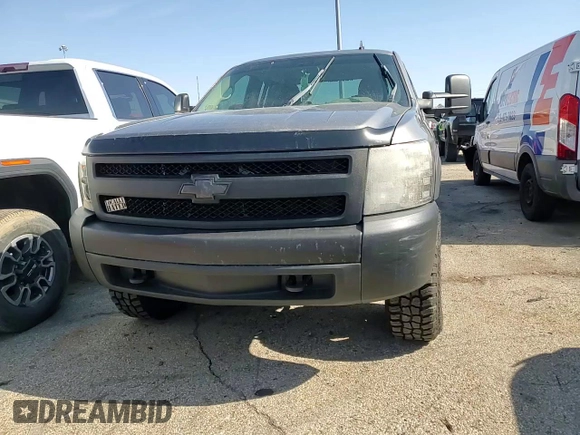 2007 Chevrolet Silverado 1500 Work Truck with VIN 1GCEK19C87E506319, listed as a Copart auction lot 48012335 with 206,815 mi miles and Salvage Title. Bid and sale history available at carsss.com. Image 10.