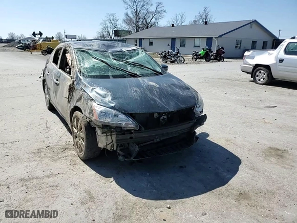2013 Nissan Sentra SL with VIN 3N1AB7AP8DL652265, listed as a Copart auction lot 48807455 with 0 mi miles and Salvage Title. Bid and sale history available at carsss.com. Image 10.