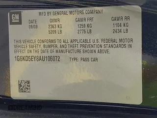 2010 Cadillac DTS w/1SC with VIN 1G6KD5EY8AU106072, listed as a IAAI auction lot 41999952 with 165,866 mi miles. Bid and sale history available at carsss.com. Image 9.