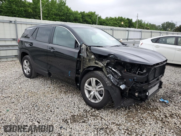 2024 GMC Terrain SLE with VIN 3GKALMEG2RL390399, listed as a Copart auction lot 55388465 with 3,511 mi miles and Salvage title. Bid and sale history available at DreamBid. Image 4.