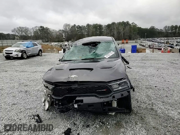 2021 Dodge Durango R/T with VIN 1C4SDHCTXMC659774, listed as a Copart auction lot 47827105 with 90,837 mi miles and Salvage Title. Bid and sale history available at DreamBid. Image 12.