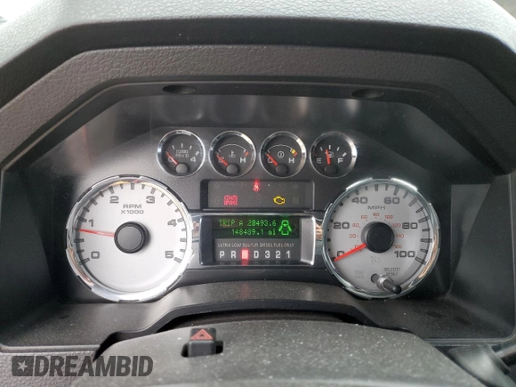 2008 Ford F-350 XL with VIN 1FTWW31R08EA89347, listed as a Copart auction lot 53698825 with 148,489 mi miles and Salvage title. Bid and sale history available at DreamBid. Image 9.