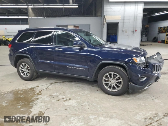 2014 Jeep Grand Cherokee Limited z VIN 1C4RJFBG6EC415007, wystawiony jako Copart lot #52321245 z przebiegiem 102 168 mil mil oraz Szkoda całkowita • Salvage title. Historia ofert i sprzedaży dostępna na DreamBid. Obrazek 4.