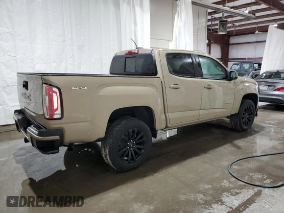 2022 GMC Canyon 4WD Elevation with VIN 1GTG6CEN5N1146382, listed as a Copart auction lot 72992124 with 15,197 mi miles and Salvage Title. Bid and sale history available at carsss.com. Image 3.