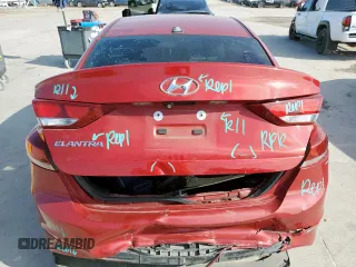 2017 Hyundai Elantra SE with VIN KMHD84LF4HU178396, listed as a Copart auction lot 62370105 with 92,846 mi miles and Salvage title. Bid and sale history available at DreamBid. Image 6.