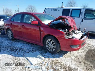 2010 Mitsubishi Lancer ES with VIN JA32U2FU4AU032879, listed as a IAAI auction lot 41397464 with 1 mi miles. Bid and sale history available at carsss.com. Image 1.