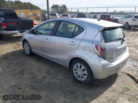 2014 Toyota Prius One with VIN JTDKDTB39E1067395, listed as a IAAI auction lot 41613735 with 207,466 mi miles and . Bid and sale history available at DreamBid. Image 3.