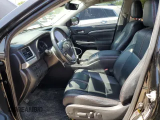 2019 Toyota Highlander SE with VIN 5TDJZRFH4KS594586, listed as a Copart auction lot 54616435 with 122,328 mi miles and Clean title. Bid and sale history available at DreamBid. Image 7.