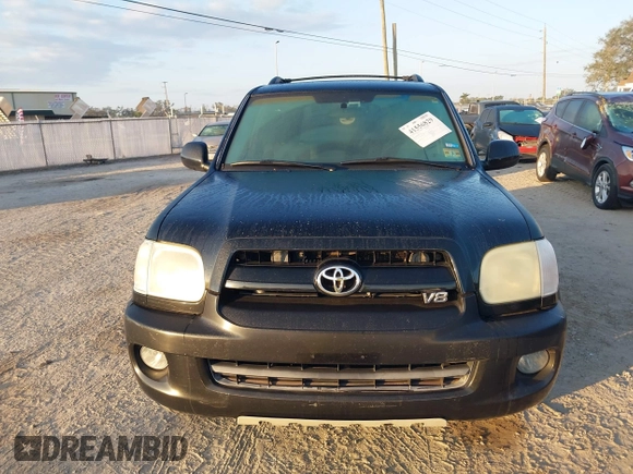 2007 Toyota Sequoia SR5 with VIN 5TDZT34A07S293473, listed as a IAAI auction lot 41556829 with 278,443 mi miles and . Bid and sale history available at DreamBid. Image 12.