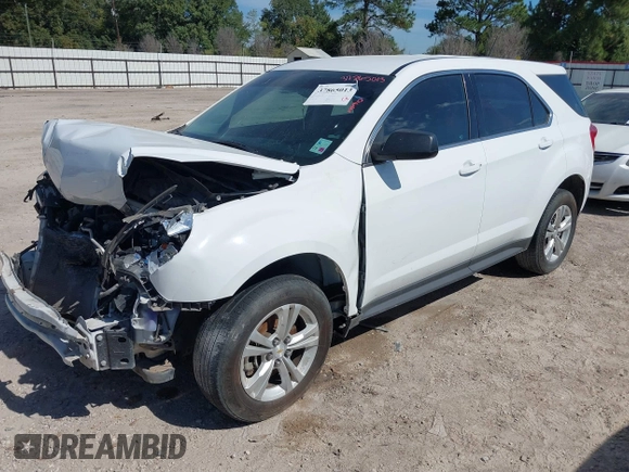 2015 Chevrolet Equinox LS z VIN 2GNALAEK0F1164834, wystawiony jako IAAI lot #39723132 z przebiegiem 105 515 mil mil oraz . Historia ofert i sprzedaży dostępna na DreamBid. Obrazek 2.
