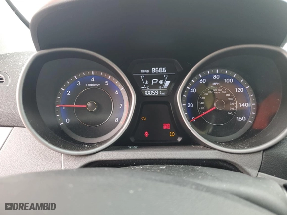 2015 Hyundai Elantra Limited with VIN KMHDH4AE1FU310506, listed as a Copart auction lot 53826245 with 10,059 mi miles and Clean Title. Bid and sale history available at carsss.com. Image 9.