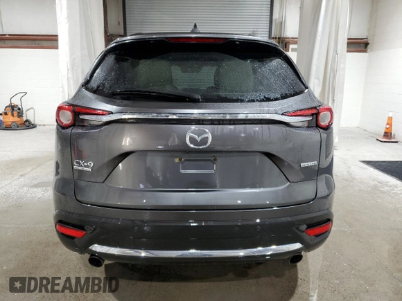 2021 Mazda CX-9 Signature with VIN JM3TCBEY0M0508223, listed as a Copart auction lot 46693845 with 81,267 mi miles and Salvage Title. Bid and sale history available at carsss.com. Image 6.