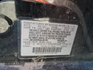 2016 Nissan Note S with VIN 3N1CE2CP4GL401781, listed as a Copart auction lot 87519975 with Not provided miles and Salvage title. Bid and sale history available at DreamBid. Image 12.