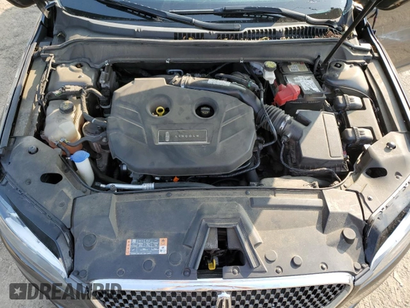 2019 Lincoln MKZ Reserve I with VIN 3LN6L5D91KR607417, listed as a Copart auction lot 59886935 with 56,399 mi miles and Salvage title. Bid and sale history available at DreamBid. Image 11.