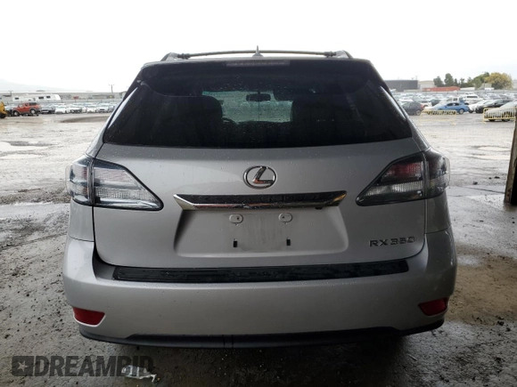 2012 Lexus RX 350 with VIN 2T2BK1BA5CC142073, listed as a Copart auction lot 51083535 with 90,583 mi miles and Non repairable. Bid and sale history available at DreamBid. Image 6.