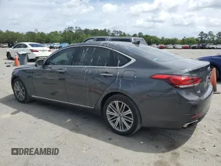 2018 Genesis G80 3.8L z VIN KMHGN4JE0JU239622, wystawiony jako Copart lot #52925365 z przebiegiem 65 236 mil mil oraz Szkody całkowita. Historia ofert i sprzedaży dostępna na DreamBid. Obrazek 2.