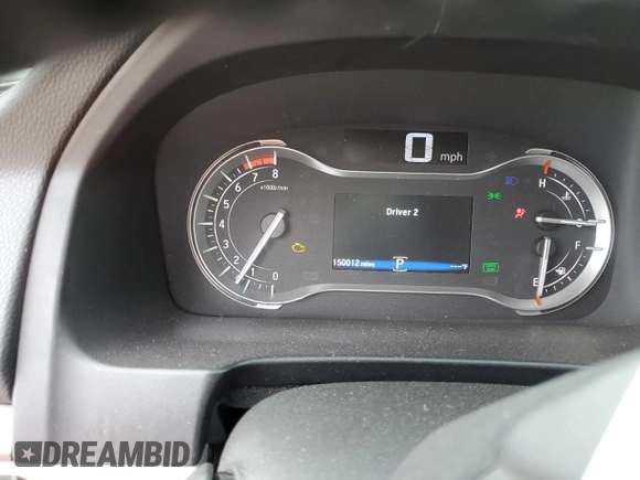 2016 Honda Pilot EX-L with VIN 5FNYF6H56GB058114, listed as a Copart auction lot 47833425 with 150,012 mi miles and Salvage Title. Bid and sale history available at carsss.com. Image 9.