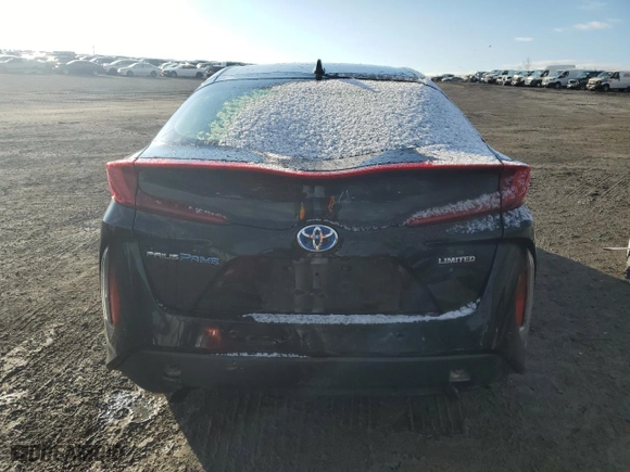 2022 Toyota Prius Prime LE with VIN JTDKAMFP2N3227570, listed as a Copart auction lot 84160194 with 0 mi miles and Salvage Title. Bid and sale history available at carsss.com. Image 6.