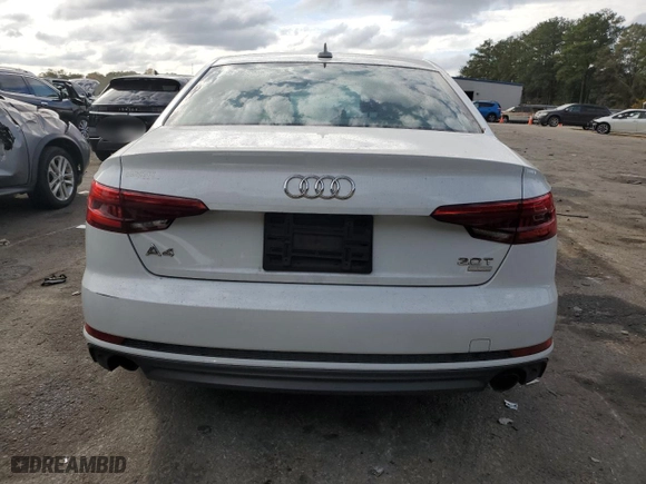 2017 Audi A4 Season of Audi ultra Premium with VIN WAUKMAF47HN058017, listed as a Copart auction lot 79341454 with 0 mi miles and Salvage Title. Bid and sale history available at carsss.com. Image 6.