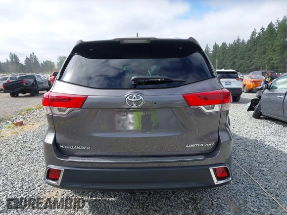 2017 Toyota Highlander Limited with VIN 5TDDZRFH8HS380934, listed as a IAAI auction lot 42630478 with 87,634 mi miles and . Bid and sale history available at DreamBid. Image 16.