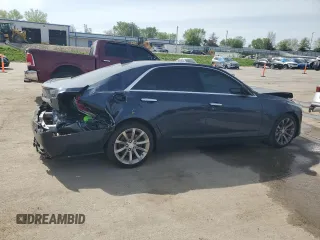 2018 Cadillac CTS Luxury AWD with VIN 1G6AX5SX0J0128430, listed as a Copart auction lot 53480485 with 121,920 mi miles and Salvage title. Bid and sale history available at DreamBid. Image 3.