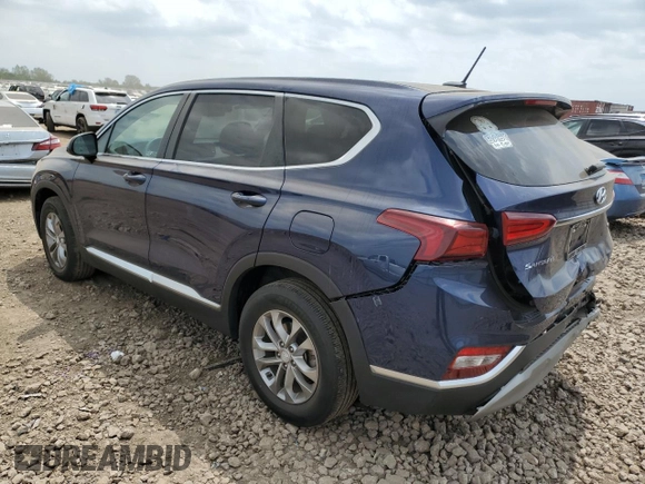 2019 Hyundai Santa Fe SE z VIN 5NMS2CAD4KH125270, wystawiony jako Copart lot #57273265 z przebiegiem 49 685 mil mil oraz Szkoda całkowita • Salvage title. Historia ofert i sprzedaży dostępna na DreamBid. Obrazek 2.