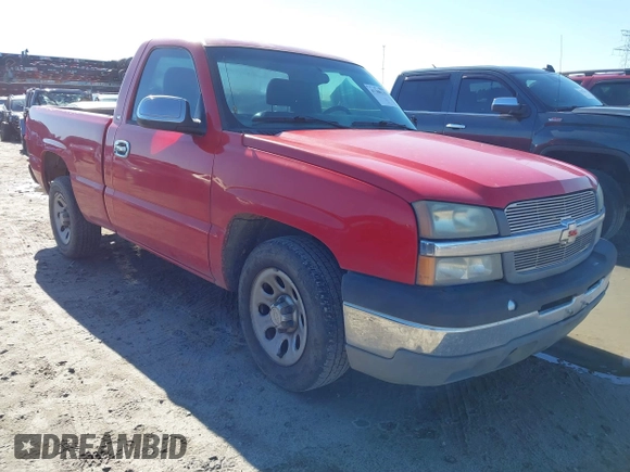 2004 Chevrolet Silverado 1500 Work Truck with VIN 1GCEC14X34Z152656, listed as a IAAI auction lot 41308111 with 1 mi miles. Bid and sale history available at carsss.com. Image 1.