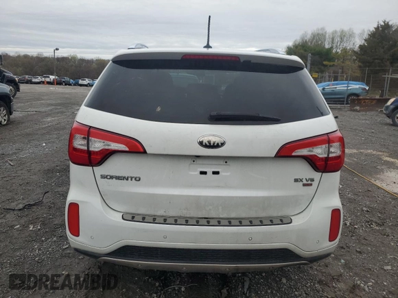 2014 Kia Sorento SX with VIN 5XYKWDA74EG457132, listed as a Copart auction lot 51827745 with 157,480 mi miles and Clean Title. Bid and sale history available at carsss.com. Image 6.