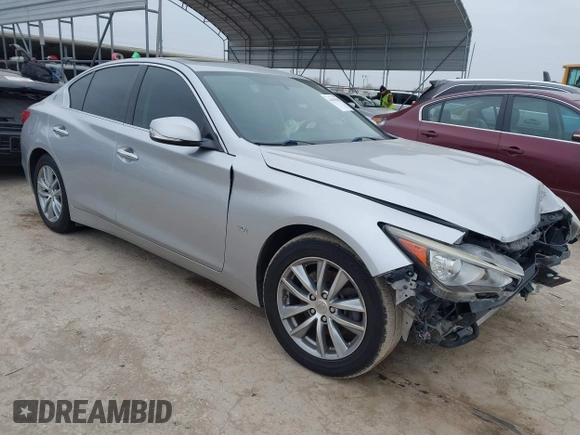 2016 Infiniti Q50 with VIN JN1EV7AR5GM344250, listed as a IAAI auction lot 41629267 with 88,254 mi miles and . Bid and sale history available at DreamBid. Image 1.