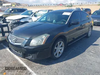 2008 Nissan Maxima 3.5 SL with VIN 1N4BA41EX8C823316, listed as a IAAI auction lot 41501959 with 184,981 mi miles. Bid and sale history available at carsss.com. Image 2.