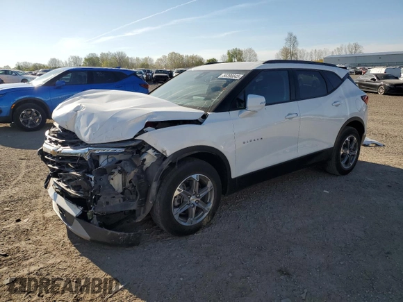 2023 Chevrolet Blazer LT with VIN 3GNKBDRS0PS121541, listed as a Copart auction lot 56396645 with 36,097 mi miles and Clean title. Bid and sale history available at DreamBid. Image 1.