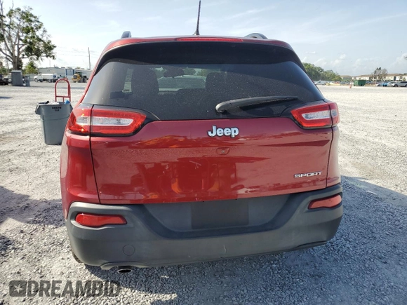 2017 Jeep Cherokee Sport z VIN 1C4PJLAB9HW640648, wystawiony jako Copart lot #59967995 z przebiegiem 120 862 mil mil oraz Szkoda całkowita • Salvage title. Historia ofert i sprzedaży dostępna na DreamBid. Obrazek 6.