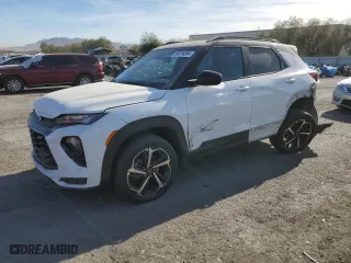 2021 Chevrolet TrailBlazer RS with VIN KL79MTSL5MB164095, listed as a Copart auction lot 85916384 with 71,109 mi miles and Salvage Title. Bid and sale history available at carsss.com. Image 1.