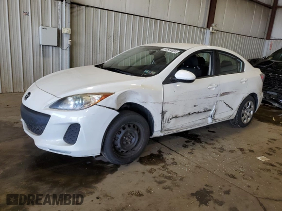 2013 Mazda 3 i Sport with VIN JM1BL1UP9D1832854, listed as a Copart auction lot 64844695 with 83,381 mi miles and Salvage title. Bid and sale history available at DreamBid. Image 1.