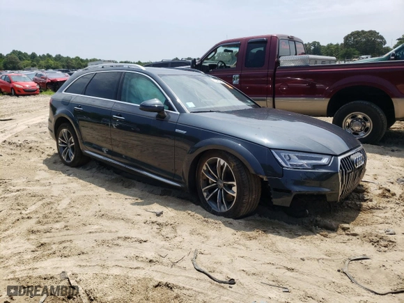 2018 Audi A4 allroad Premium Plus with VIN WA18NAF48JA059923, listed as a Copart auction lot 63495584 with 0 mi miles and Salvage Title. Bid and sale history available at carsss.com. Image 4.