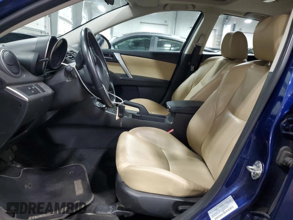 2012 Mazda 3 i Grand Touring with VIN JM1BL1M74C1648789, listed as a Copart auction lot 50654235 with 114,037 mi miles and Salvage Title. Bid and sale history available at DreamBid. Image 7.
