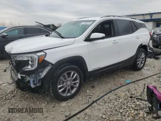 2023 GMC Terrain SLT z VIN 3GKALVEG4PL229216, wystawiony jako Copart lot #51659915 z przebiegiem 50 790 mil mil oraz Szkoda całkowita • Salvage title. Historia ofert i sprzedaży dostępna na DreamBid. Obrazek 1.