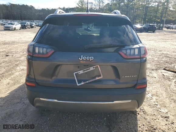 2019 Jeep Cherokee Limited with VIN 1C4PJLDB2KD326516, listed as a Copart auction lot 47609415 with 114,458 mi miles and Salvage Title. Bid and sale history available at carsss.com. Image 6.